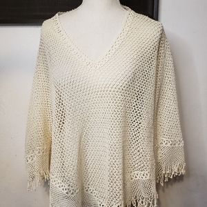Exquisite Hand Crocheted Poncho